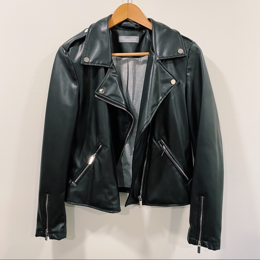 Black Vegan Leather Jacket